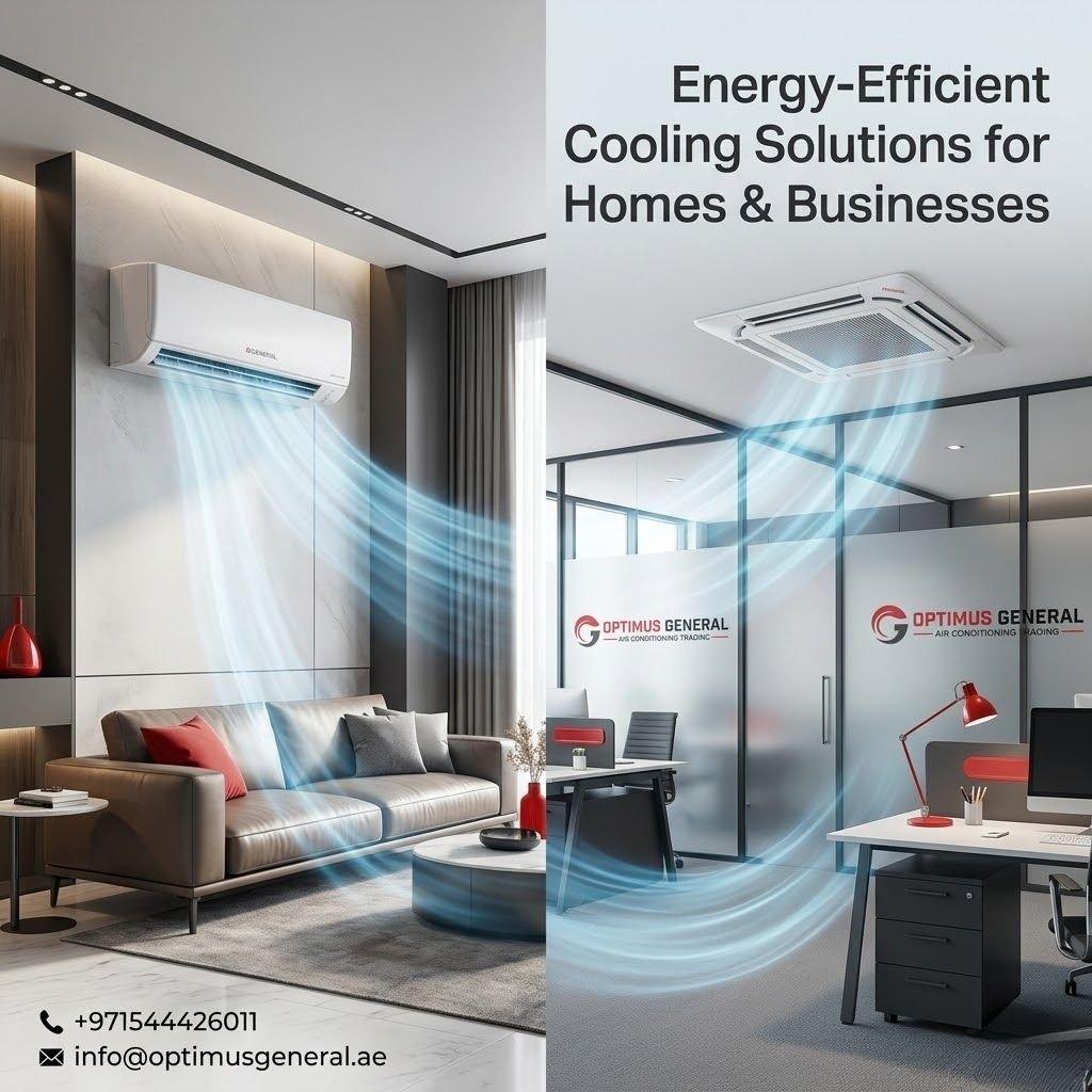 Efficient Cooling Solutions for Homes and Businesses | O General AC Dealer in Sharjah
