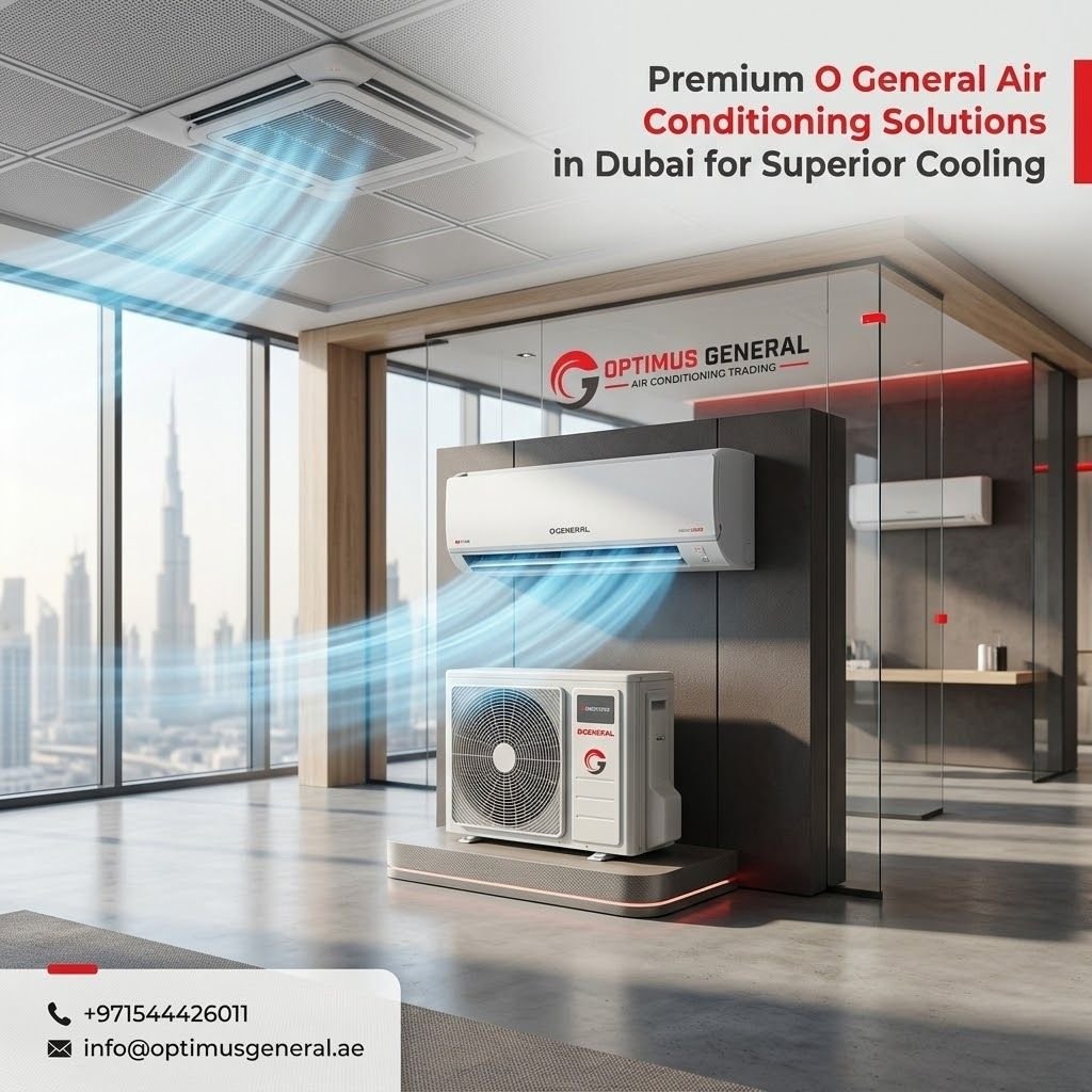 Premium Cooling Solutions from O General AC Dealer Dubai