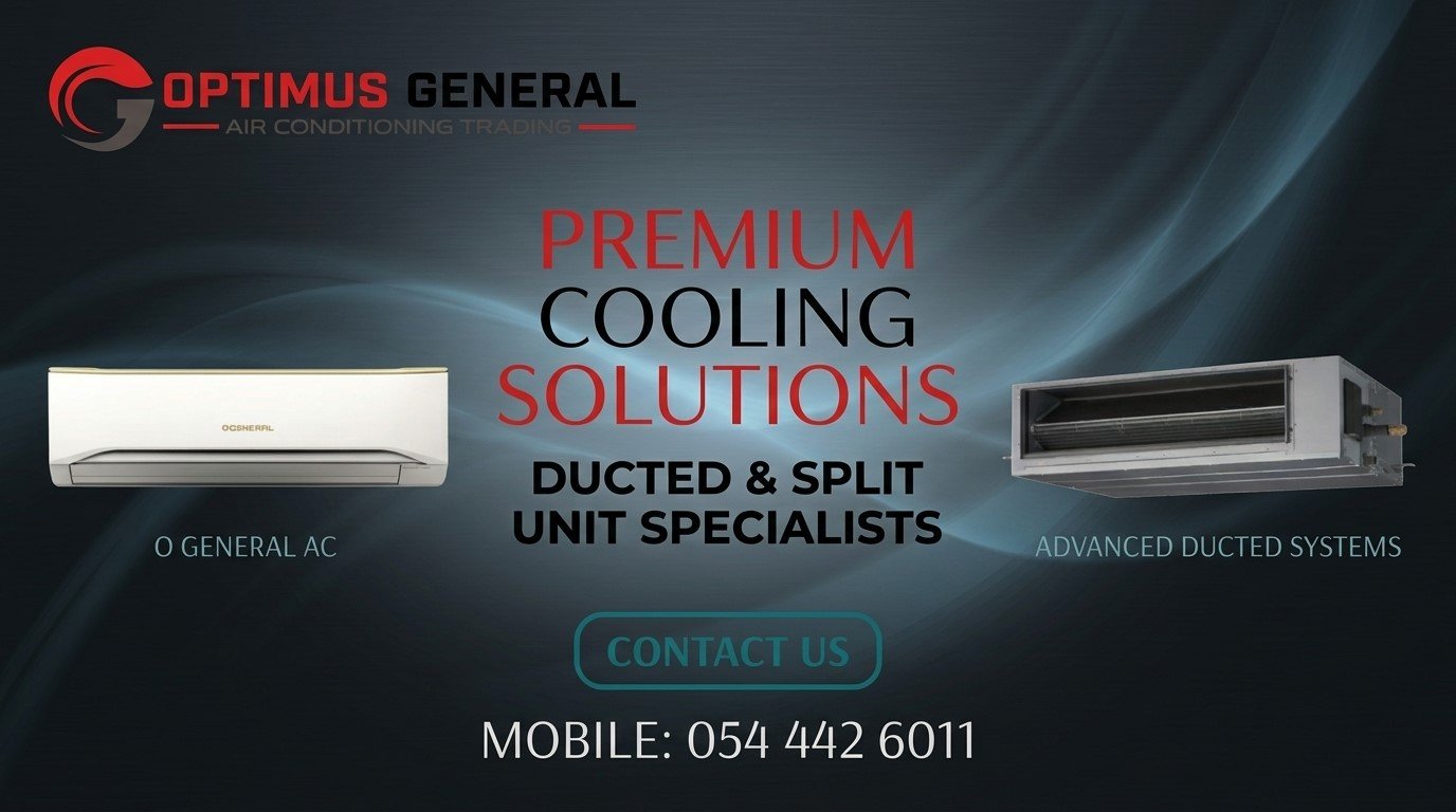 O General AC Cover Showcase - Premium Air Conditioners UAE